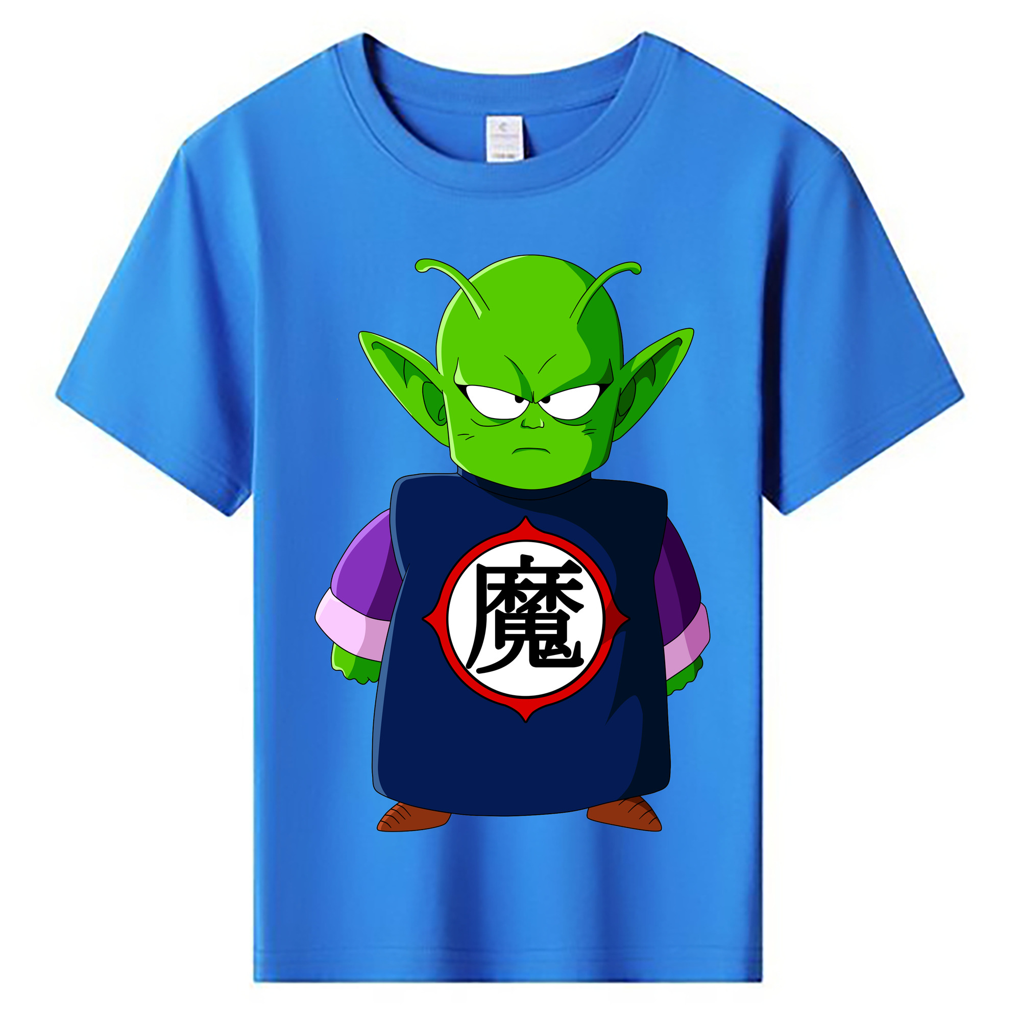 （画像用） ドラゴンボール ピッコロ DRAGON BALL Piccolo 綿100％キッズTシャツ（フロントプリント）